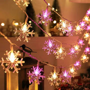 Guirlande lumineuse flocons — 4 longueurs — Présentation 4