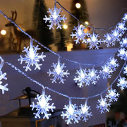 Guirlande lumineuse flocons — 4 longueurs — Présentation 1