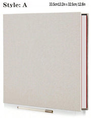 Album photo adhésif beige - A — couverture textile