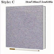 Album photo à couverture textile — exemple de coloris et de format