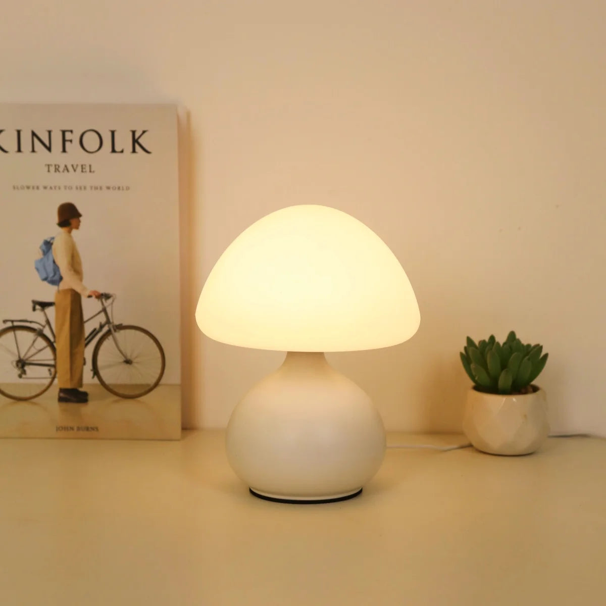 Lampe champignon à poser — Lumière réglable — Présentation 1
