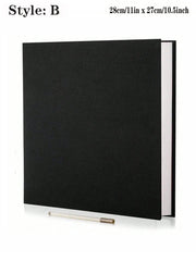 Album photo adhésif noir-B — couverture textile