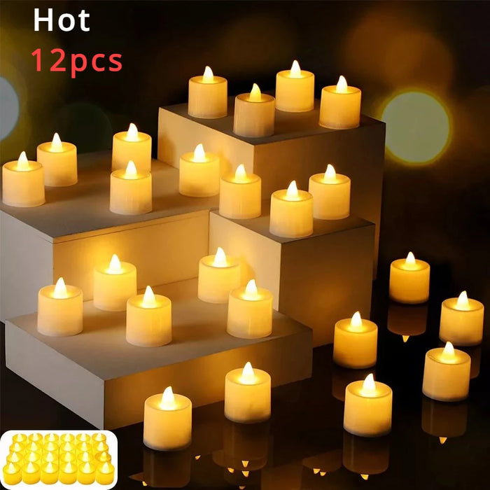 Bougies LED sans flamme — À l’unité, par 6 ou par 12