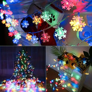 Guirlande lumineuse flocons — 4 longueurs — Présentation 2