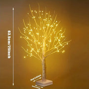 Arbre lumineux effet bouleau — 24 ou 144 LED — Présentation 8
