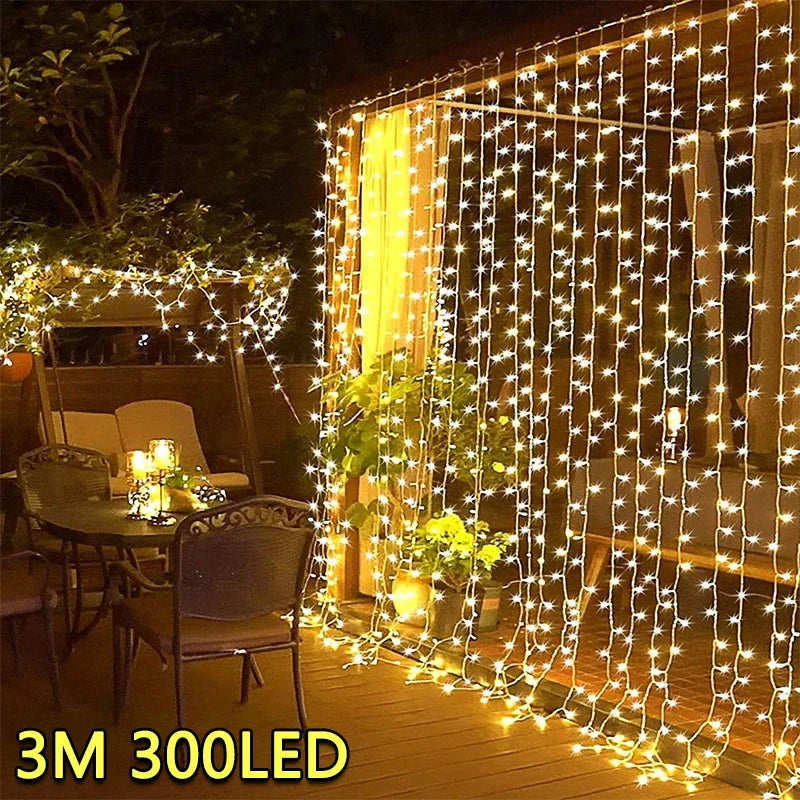 Rideau lumineux LED USB — 3 formats — Présentation 1