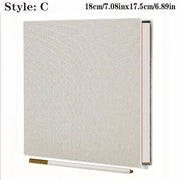 Album photo adhésif beige -C — couverture textile