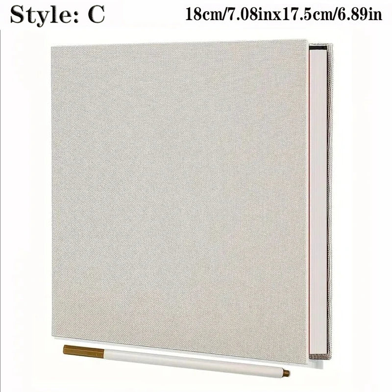 Album photo adhésif beige -C — couverture textile