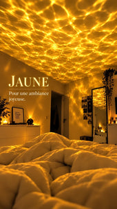 Jaune pour une ambiance chaleureuse — illustration des reflets lumineux